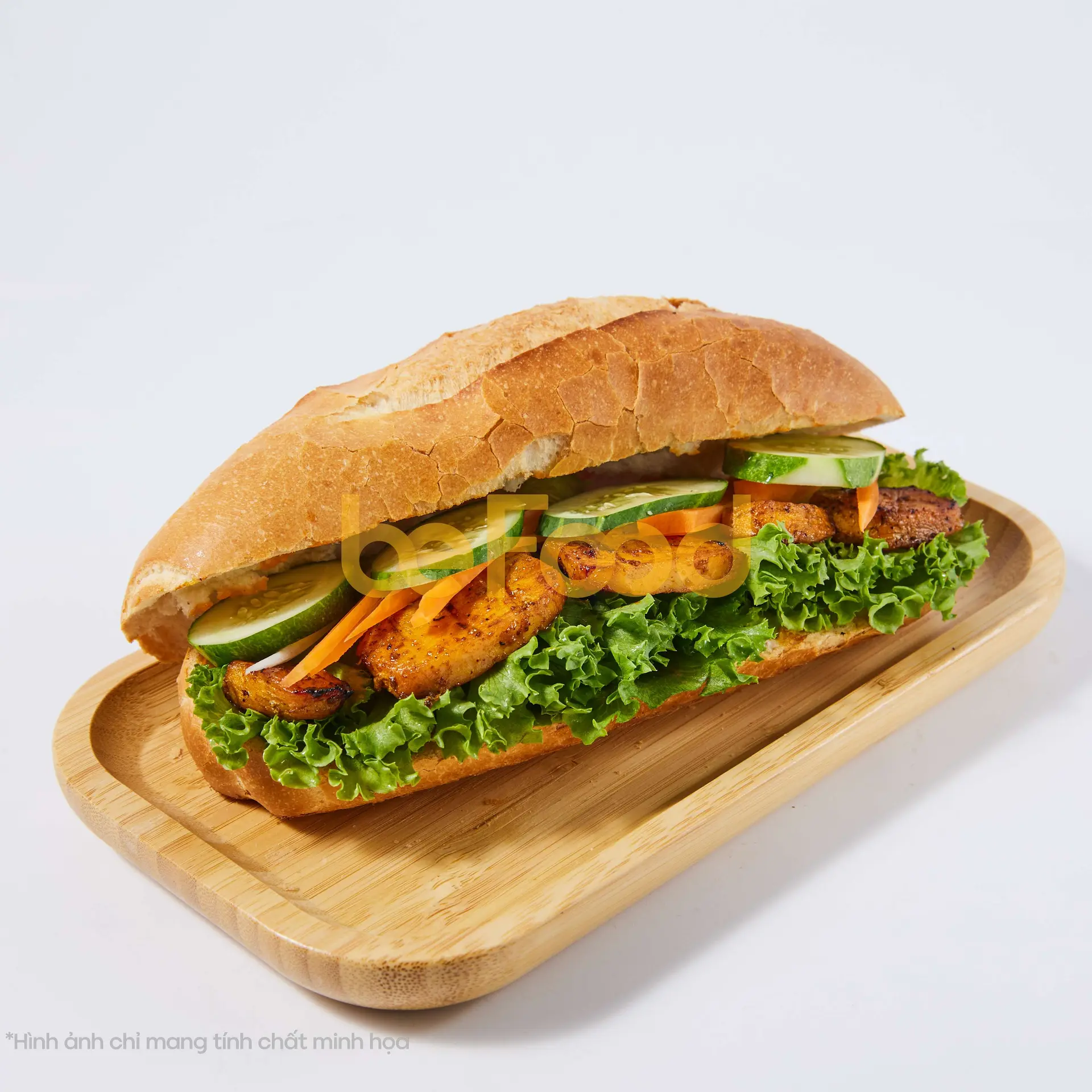 Hình ảnh Bánh mì gà