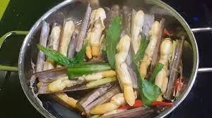 Hình ảnh Ốc móng tay hấp sả