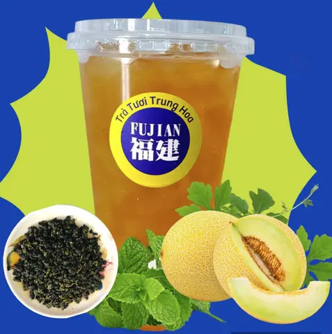 Hình ảnh Trà dưa lưới chanh bạc hà Miaoli