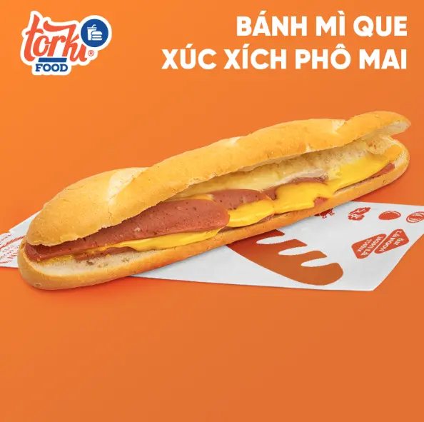 Hình ảnh Bánh Mì Que Xúc Xích Phô Mai