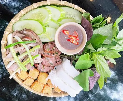 Hình ảnh Bún đậu lòng dồi