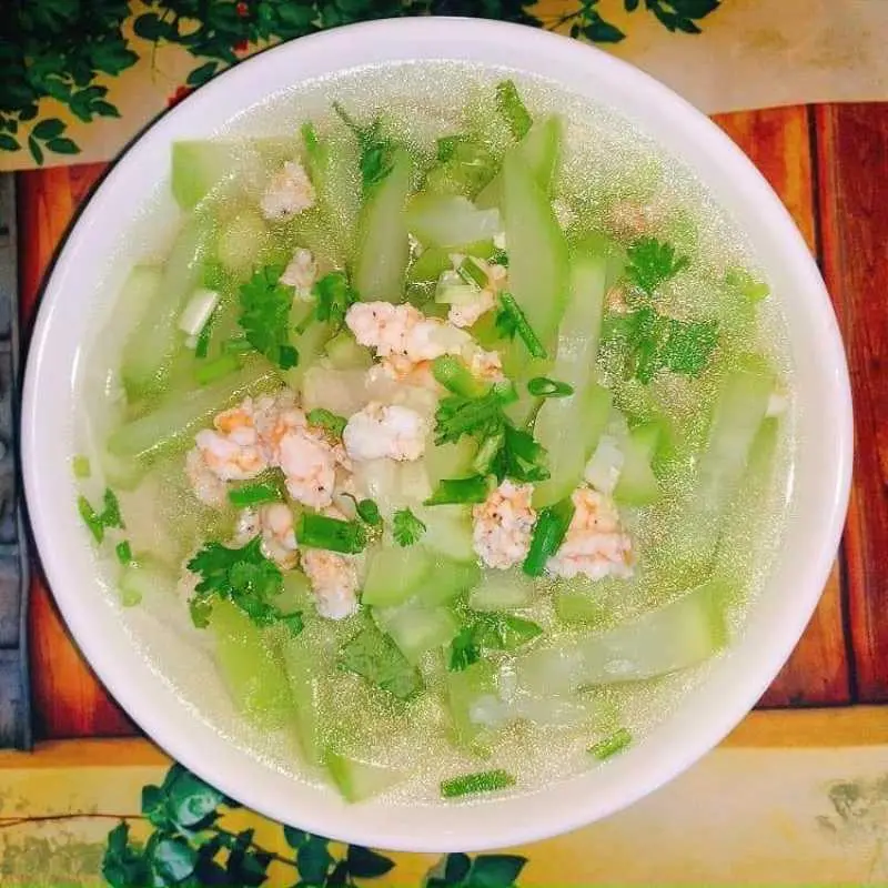 Hình ảnh Bí đao nấu tôm thịt