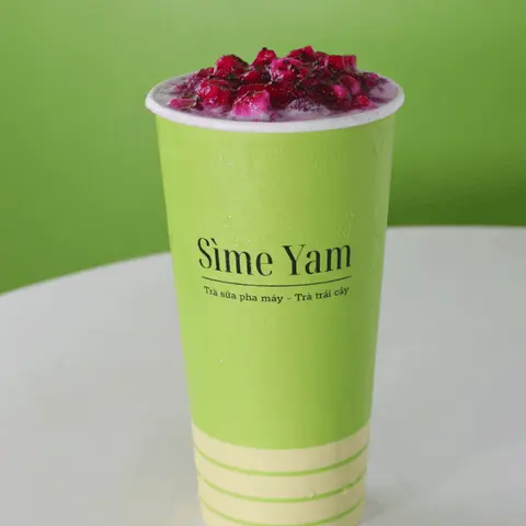 Hình ảnh Trà sữa thanh long tươi