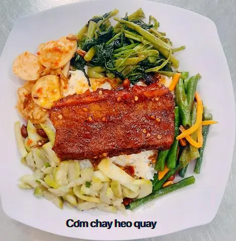 Hình ảnh Cơm chay heo quay
