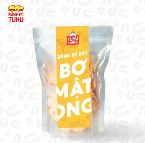 Hình ảnh Bánh Mì Lát Bơ Mật Ong - Tuhu Snack