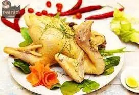 Hình ảnh 1 Xôi chiên - 1 gà háp lá chanh nguyên con
