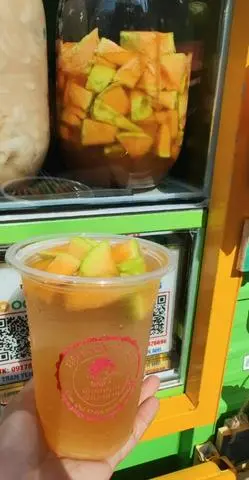 Hình ảnh Trà dưa lưới - Ly 1 Lít