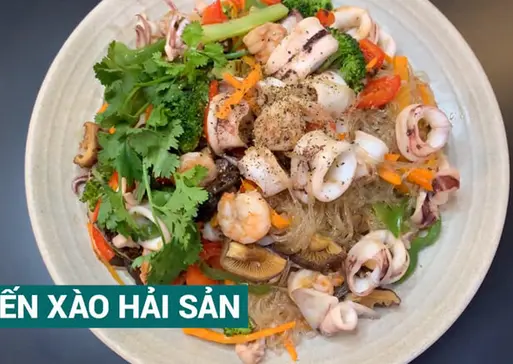 Hình ảnh Miến xào hải sản