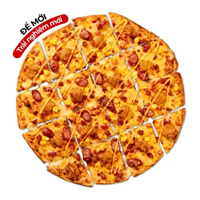 Hình ảnh Pizza Xúc Xích Gà Giòn