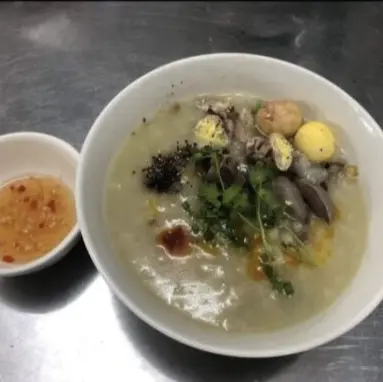 Hình ảnh Cháo lòng gà trứng non