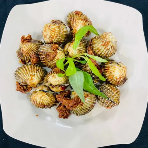 Hình ảnh Sò huyết rang muối