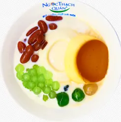 Hình ảnh Tàu hủ caramen đậu đỏ