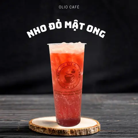 Hình ảnh Nho đỏ mật ong - red grape juice honey