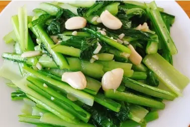 Hình ảnh Cải Xanh Xào Tỏi