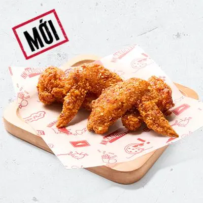 Hình ảnh Cánh Gà Giòn Xốt Cay Mê La (4 Miếng)