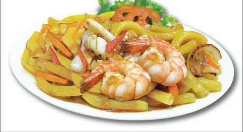 Hình ảnh Nui xào hải sản