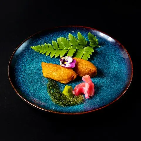 Hình ảnh Tàu hũ ky Nhật chiên - seasoned deep-fried tofu pocket - ni17