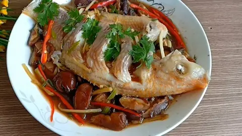 Hình ảnh Cá diêu hồng hấp Hồng Kông