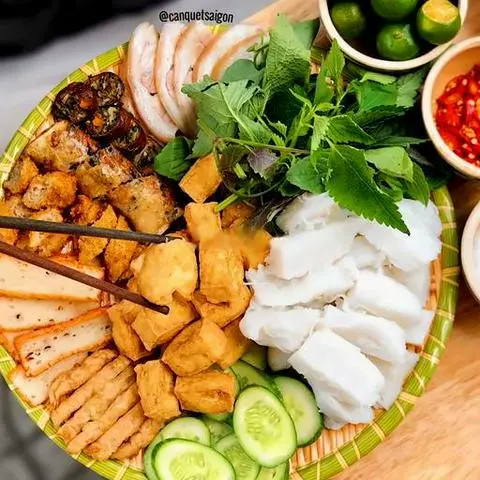 Hình ảnh Bún đậu - chả cốm - chả ốc
