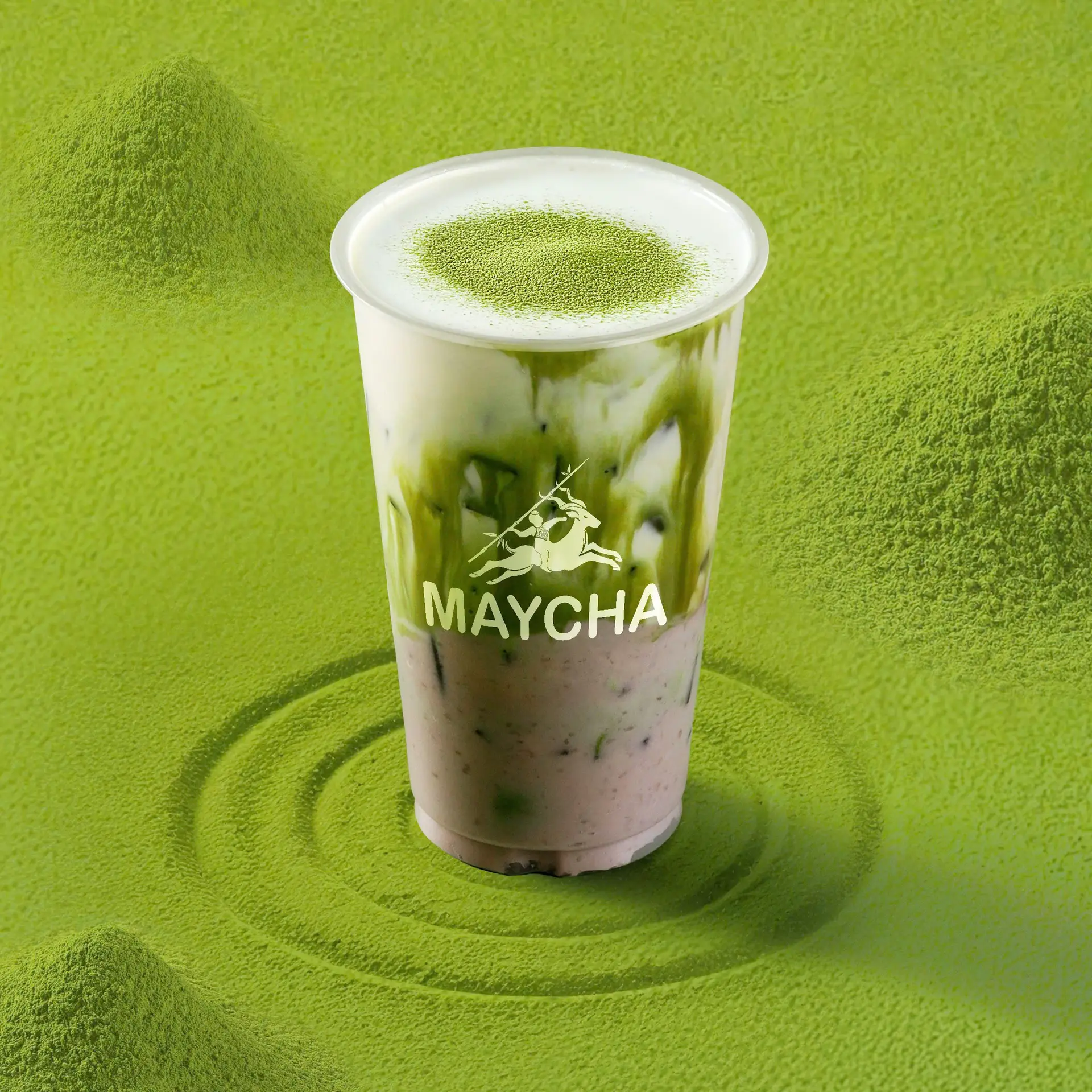 Hình ảnh Matcha Latte Khoai Môn Nghiền