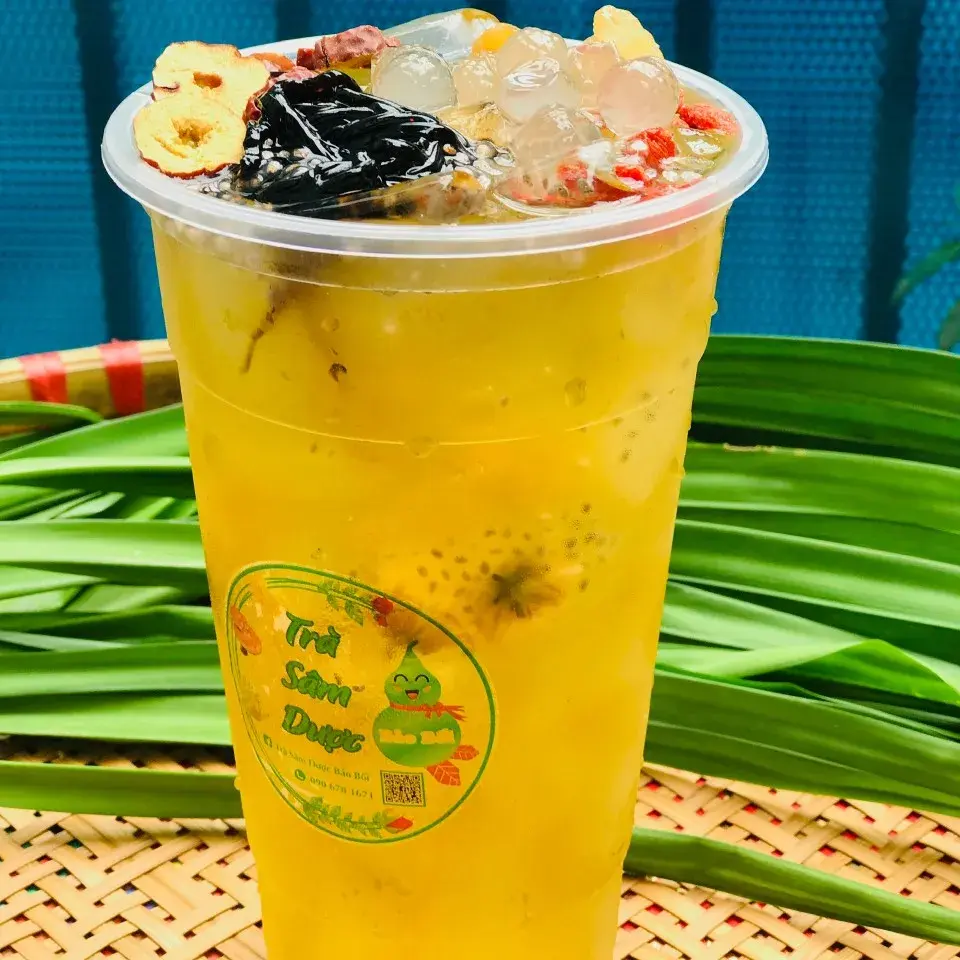 Hình ảnh Sâm bông cúc nụ vàng - full 7 topping