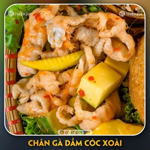 Hình ảnh Chân gà dầm cóc xoài
