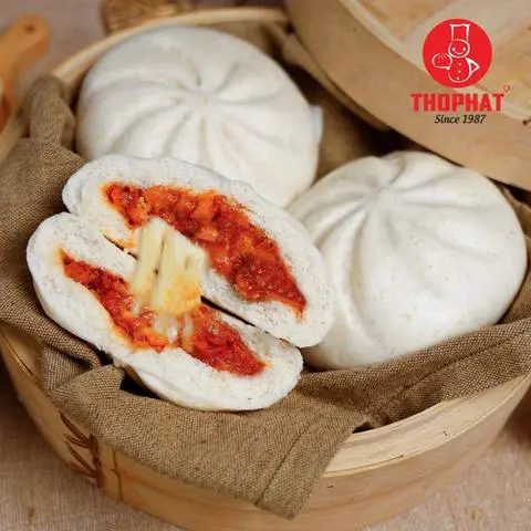Hình ảnh Bánh bao nguyên cám xá xíu phô mai