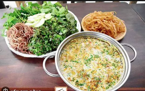 Hình ảnh Lẩu cua đồng rau (nồi nhỏ)