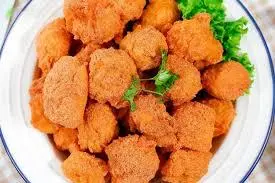 Hình ảnh Gà viên lắc bột phô mai