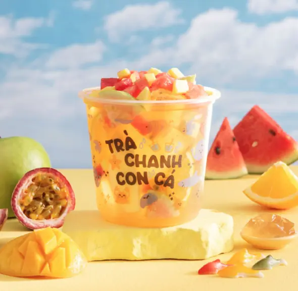 Hình ảnh Trà Chanh Nhiệt Đới (Trà Chanh nhiều loại trái cây)