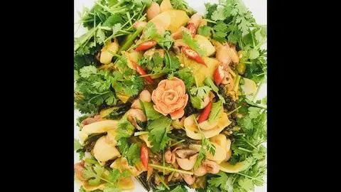 Hình ảnh Gỏi bao tử ếch