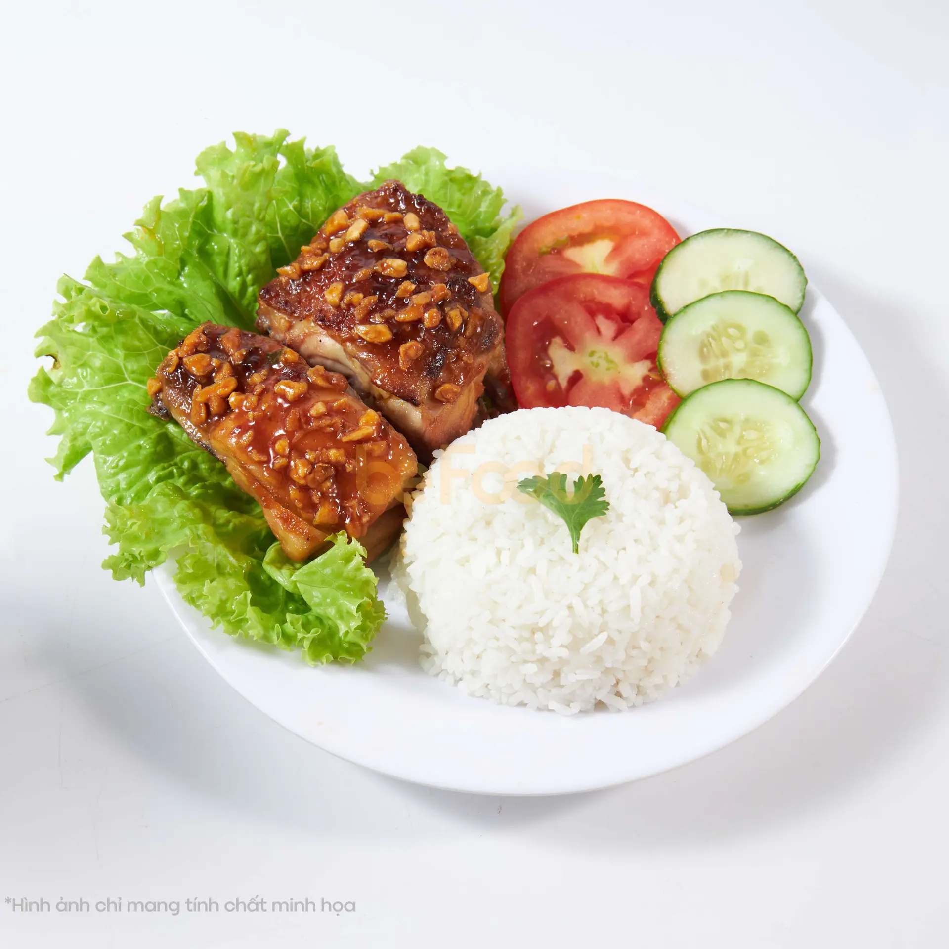 Hình ảnh Cơm Gà Mắm Tỏi