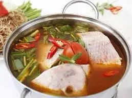 Hình ảnh Lẩu cá diêu hồng lớn - 1 gỏi bò nhỏ - 7up