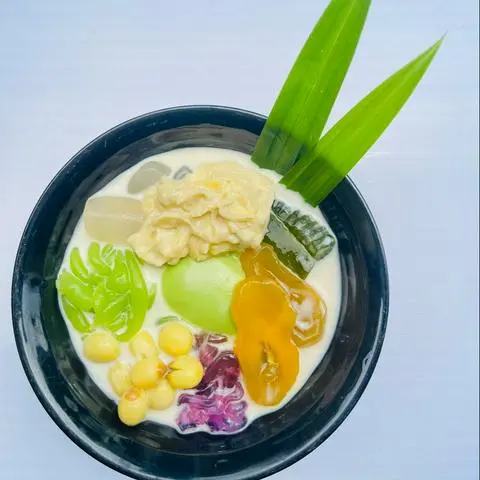 Hình ảnh Tàu hũ lá dứa sầu riêng