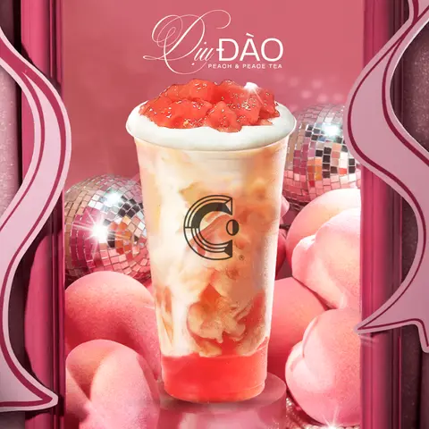Hình ảnh Dịu đào - Peach & peace tea - size L