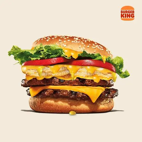 Hình ảnh Burger 2 Miếng Bò Tắm Phô Mai cỡ lớn