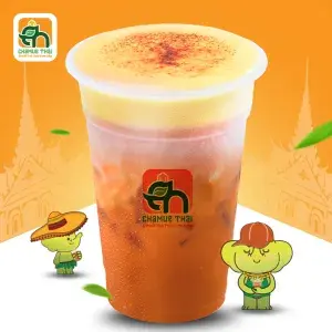 Hình ảnh Trà sữa Thái đỏ - trứng nướng