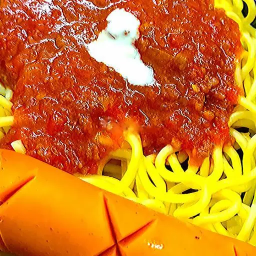 Hình ảnh Mì Ý sốt bò bằm xúc xích Đức