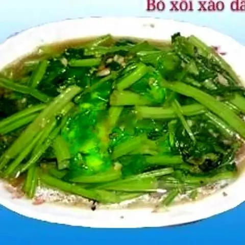 Hình ảnh Bó xôi xào dầu hào