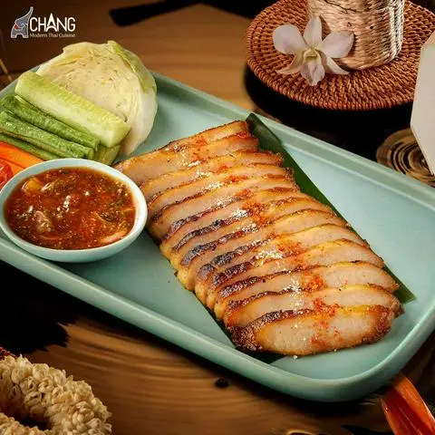Hình ảnh Má heo nướng BBQ