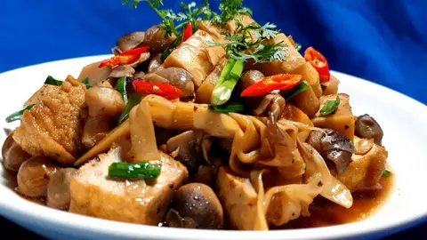 Hình ảnh Cơm đậu hũ kho măng - chay