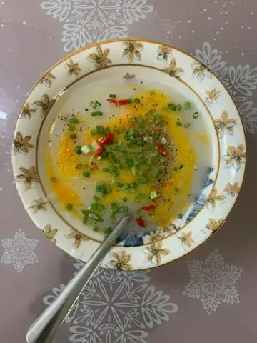 Hình ảnh Cháo trứng gà đánh