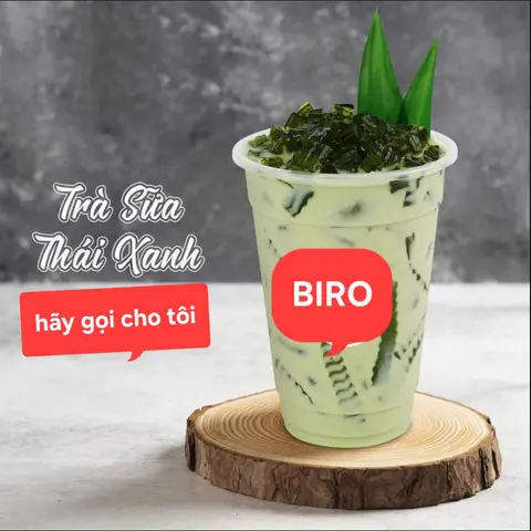Hình ảnh Trà sữa thái xanh