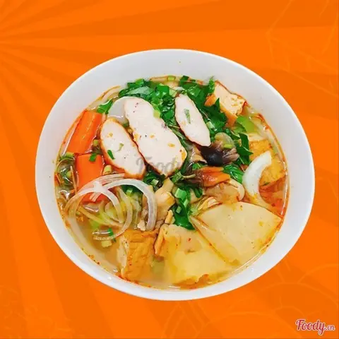 Hình ảnh Bún Huế chay - tô muỗng đũa