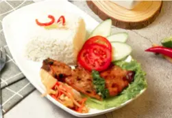 Hình ảnh Cơm Sườn Áp Chảo