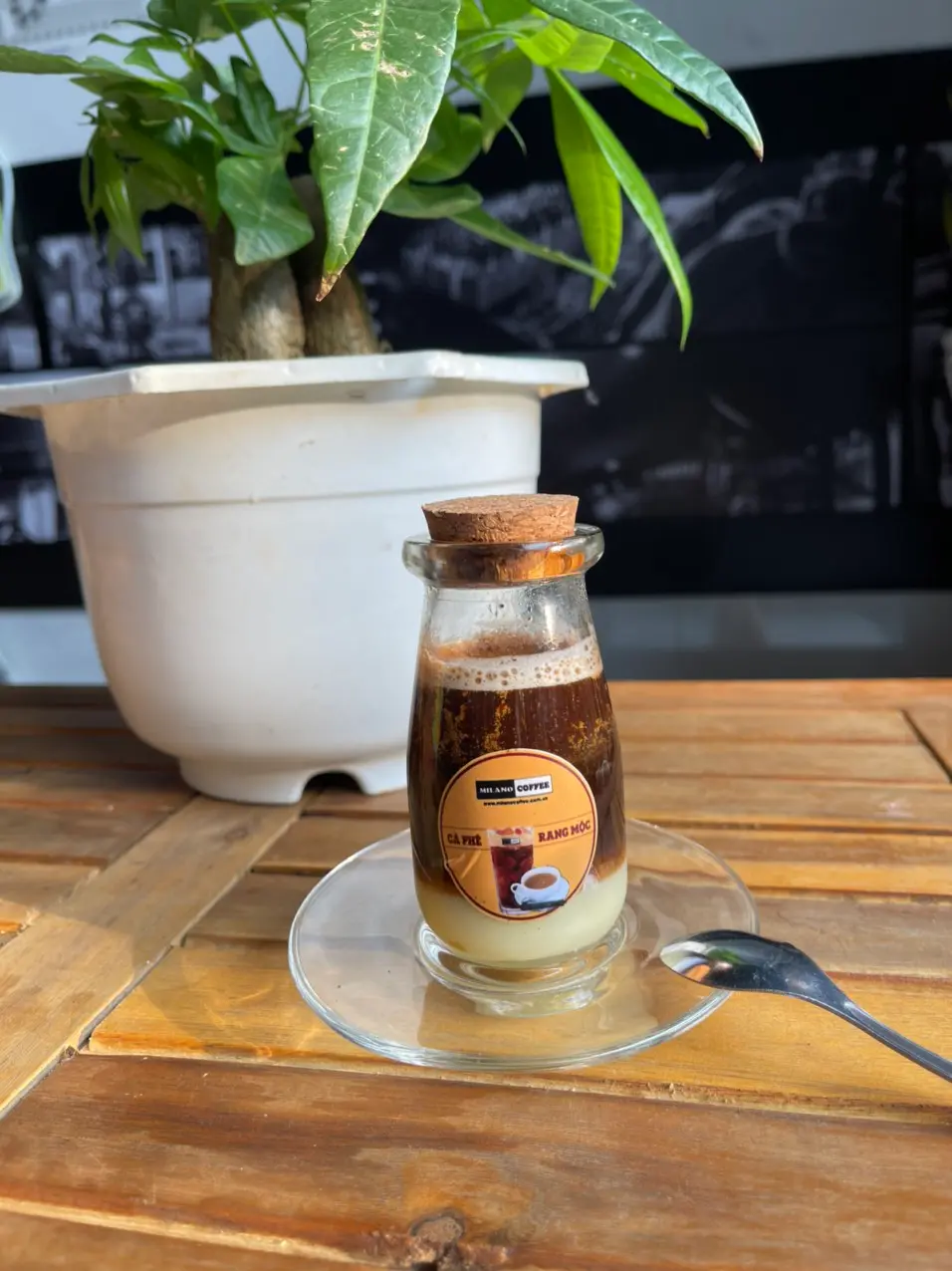 Hình ảnh Cà phê sữa rang mộc