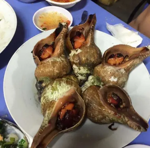 Hình ảnh Ốc đỏ nướng