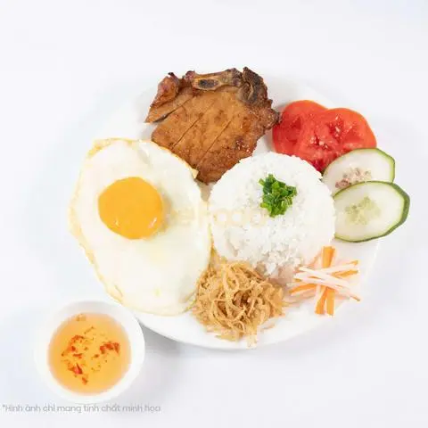 Hình ảnh Cơm sườn bì ốp la