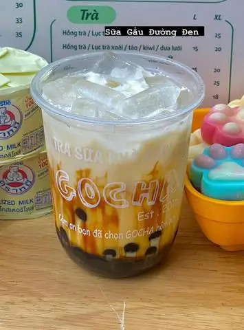 Hình ảnh Sữa gấu đường đen