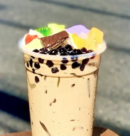Hình ảnh Trà sữa truyền thống full topping